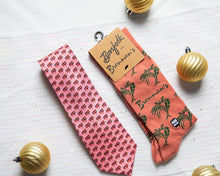 Load image into Gallery viewer, Pink Parade Gift Set - Brennan&#39;s Tie + Socks