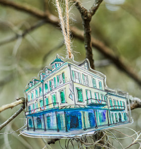 Napoleon House Ornament Set of 4